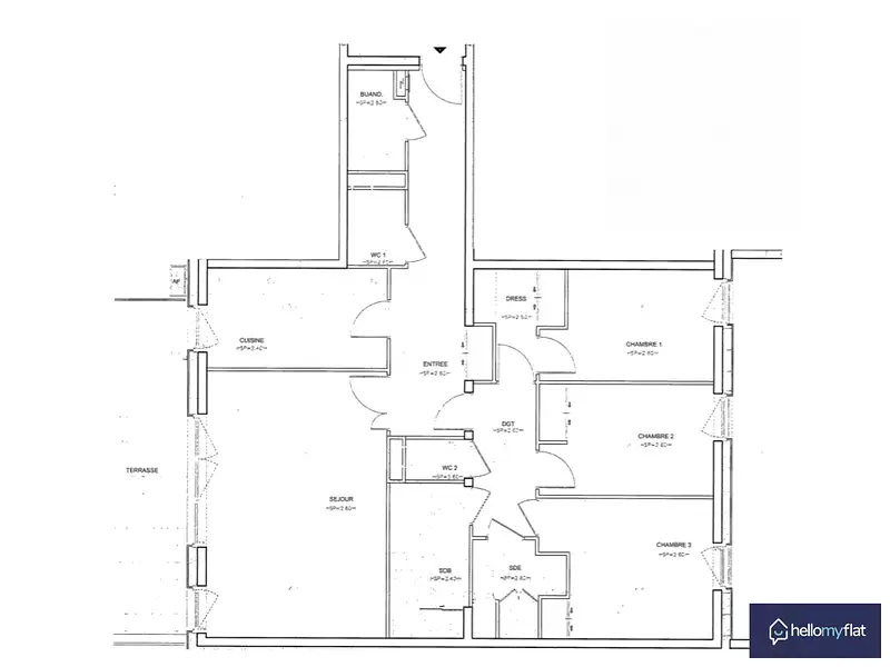 Appartement, 108,2 m²
