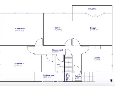 Maison, 72 m²