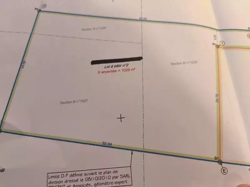 Terrain, 1 029 m²