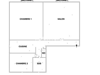 Appartement, 61 m²