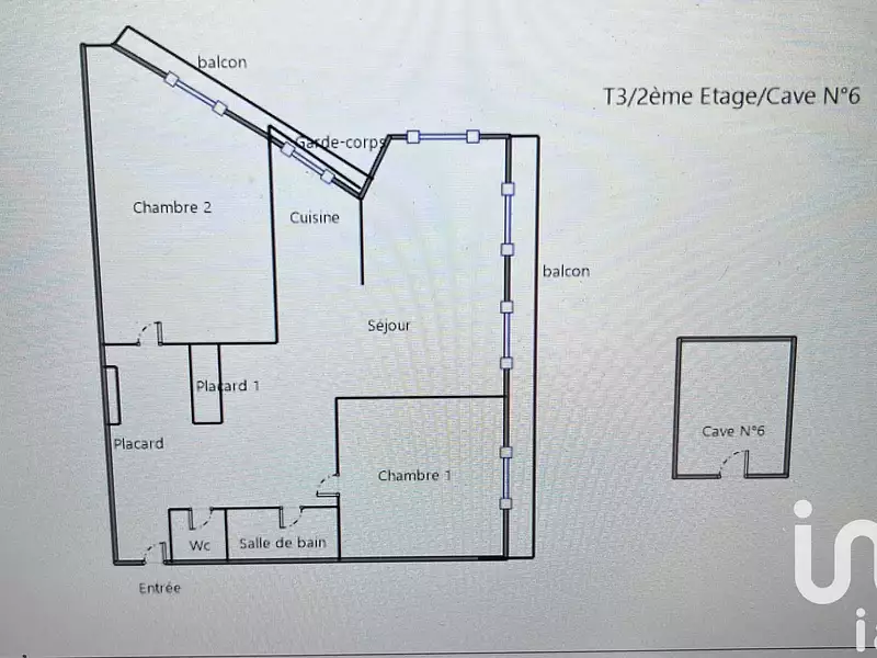 Appartement, 74 m²