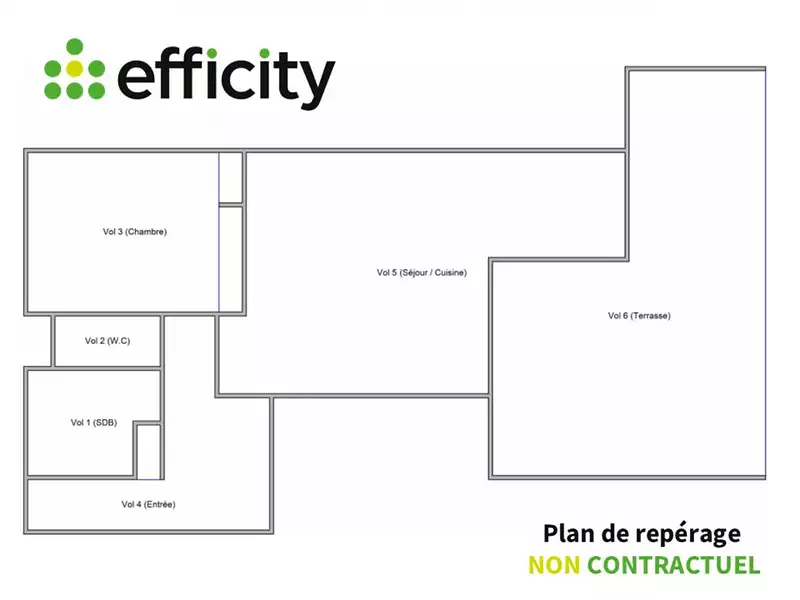 Appartement, 50 m²