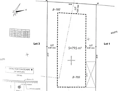 Terrain, 795 m²