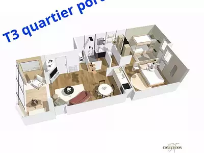 Appartement, 43,15 m²