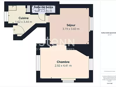 Appartement, 30,77 m²