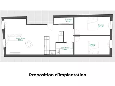 Appartement, 75,31 m²