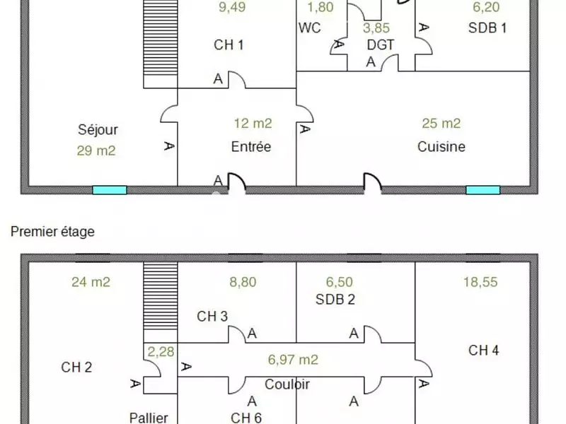Maison, 176 m²