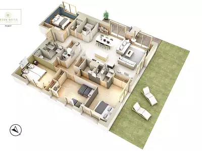 Appartement, 125,76 m²