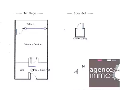 Appartement, 22,05 m²