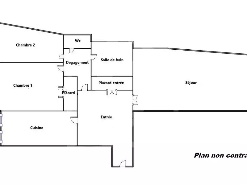 Appartement, 67,05 m²
