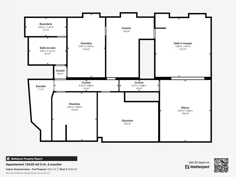 Appartement, 124 m²