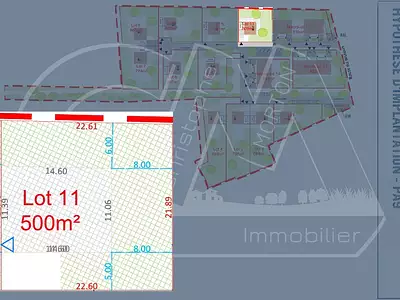 Terrain, 500 m²