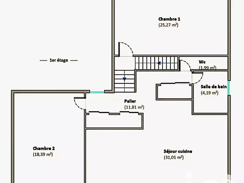 Appartement, 101 m²
