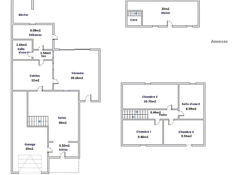 Maison, 77 m²