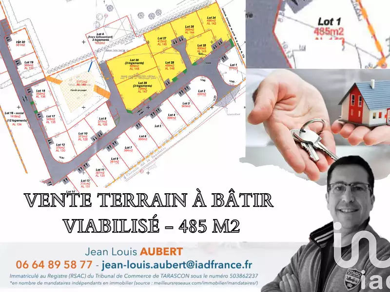 Terrain, 485 m²