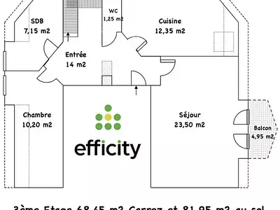Appartement, 130 m²