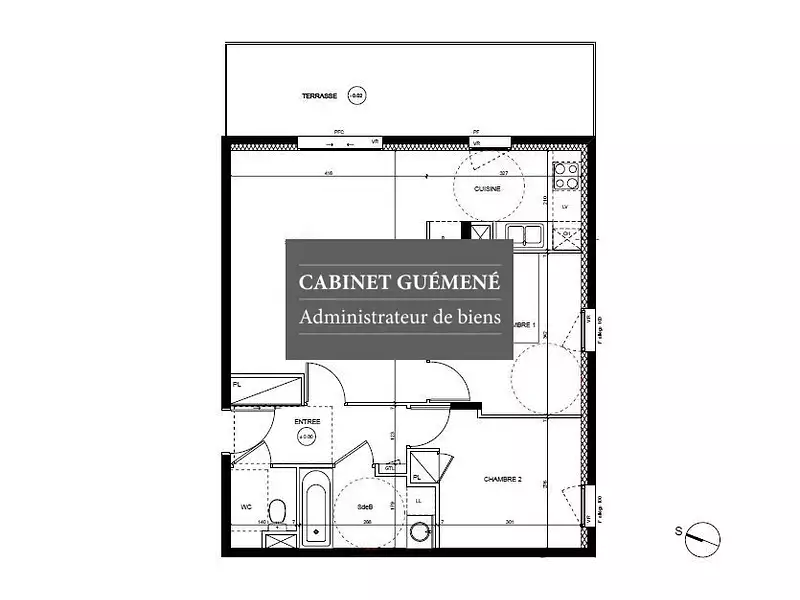 Appartement, 59,9 m²