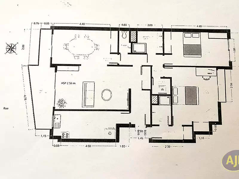 Appartement, 93,13 m²
