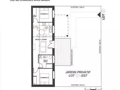 Appartement, 49,3 m²
