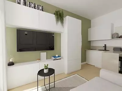 Appartement, 20 m²