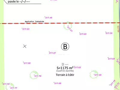 Terrain, 1 175 m²