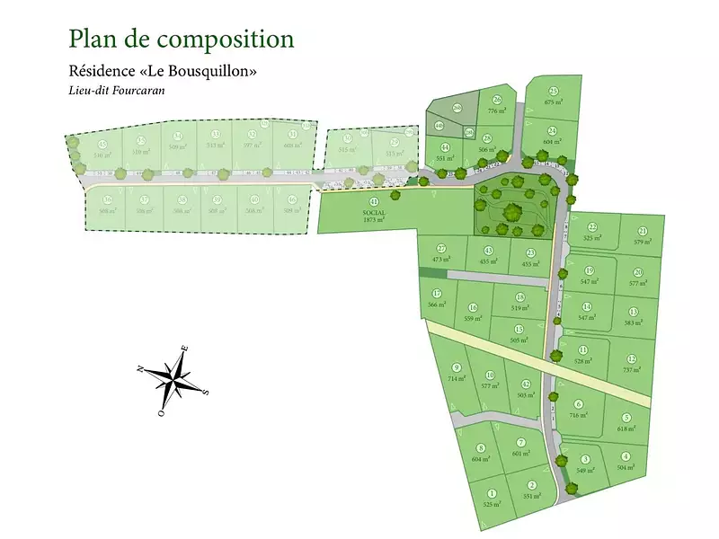 Terrain, 555 m²