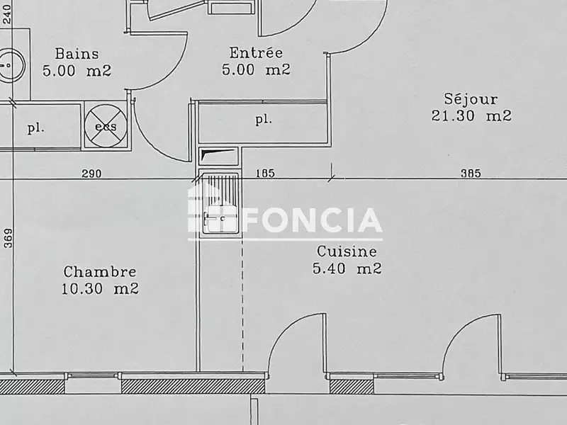 Appartement, 48 m²