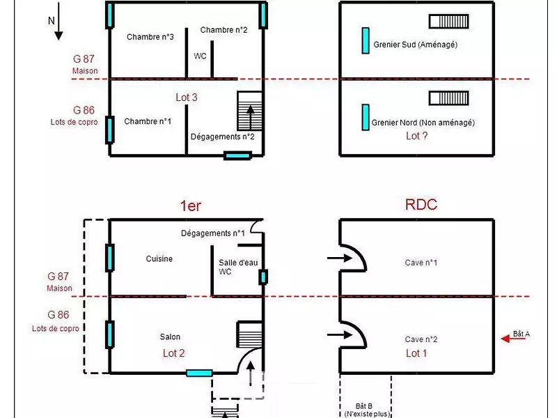 Maison, 66 m²