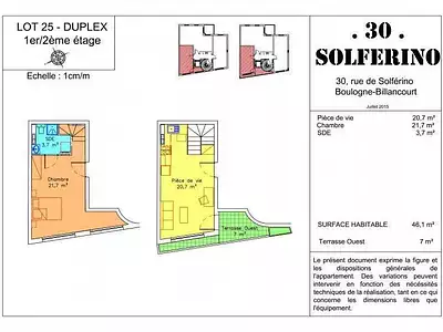 Appartement, 44,8 m²