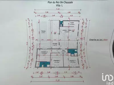 Maison, 95 m²