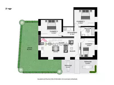 Appartement, 74,5 m²