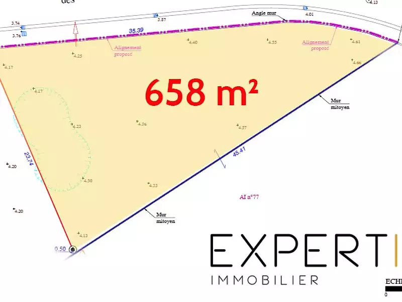 Terrain, 658 m²