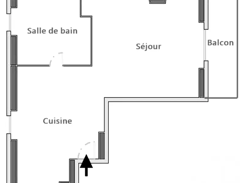 Appartement, 29 m²