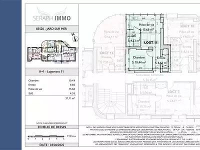 Appartement, 37,11 m²