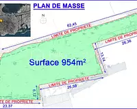 Terrain, 954 m²