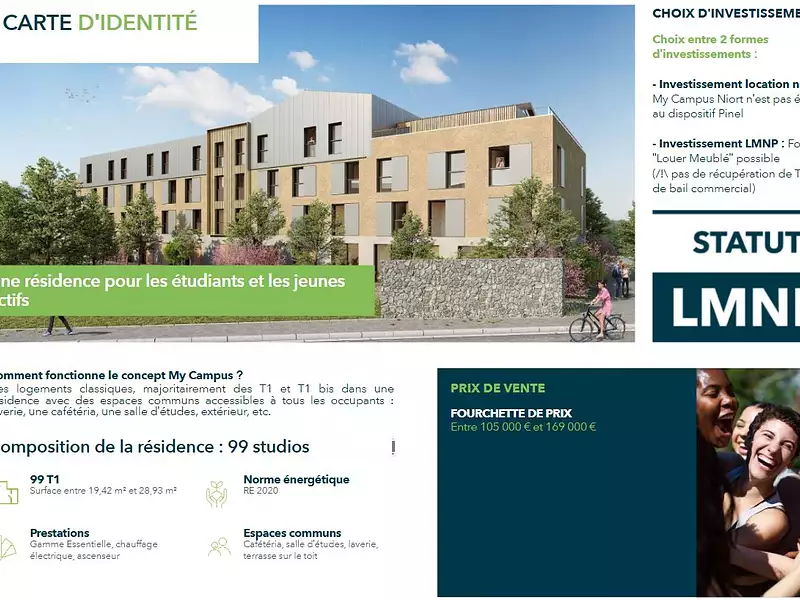 Appartement, 28 m²