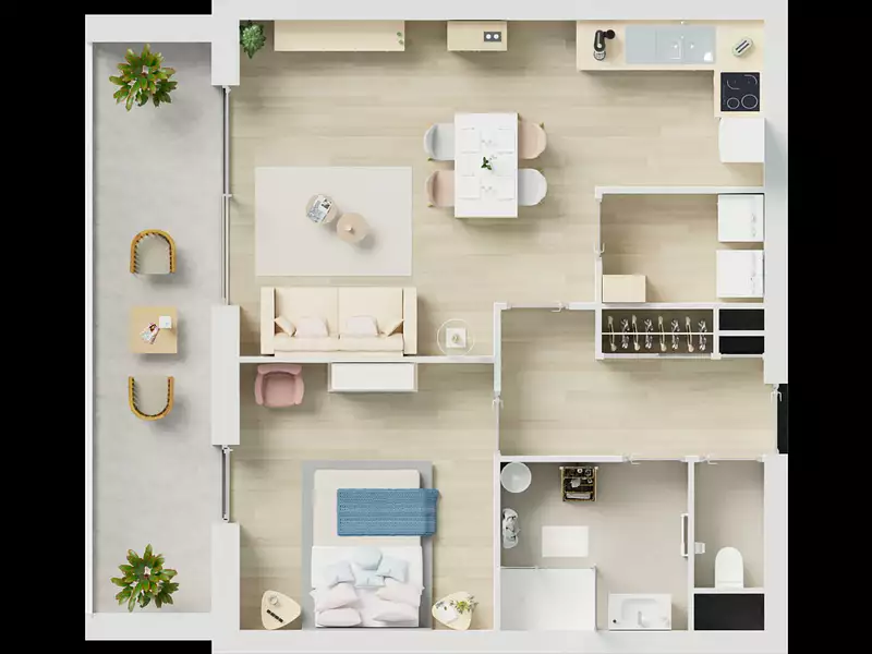 Appartement, 49,9 m²