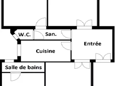 Appartement, 91,44 m²