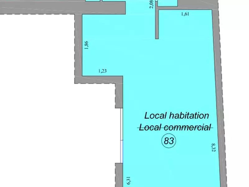 Appartement, 41,27 m²