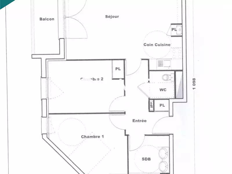 Appartement, 67 m²