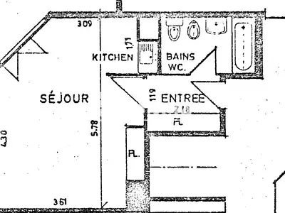 Appartement, 31 m²