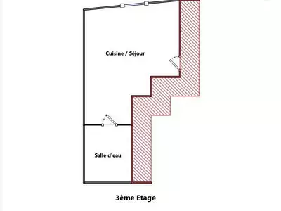 Appartement, 20 m²
