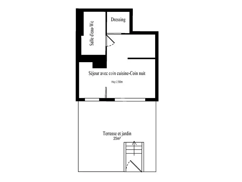 Appartement, 27 m²