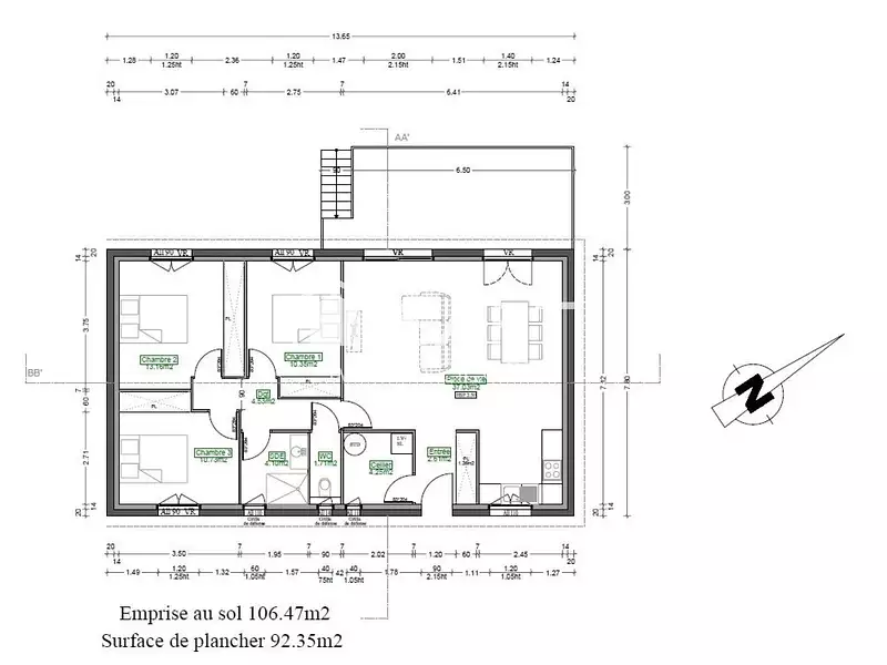 Terrain, 600 m²