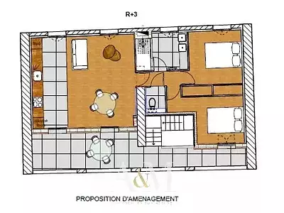 Appartement, 58 m²