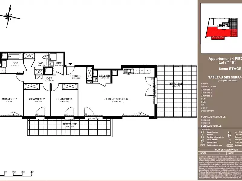 Appartement, 100,6 m²