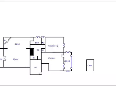 Appartement, 80,66 m²