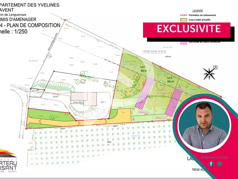 Terrain, 900 m²