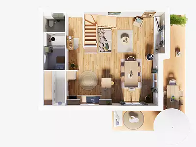 Maison, 97,4 m²