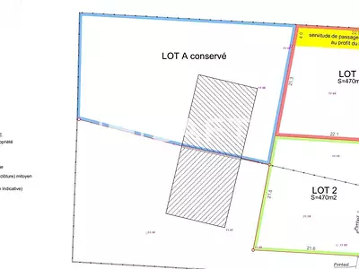 Terrain, 470 m²